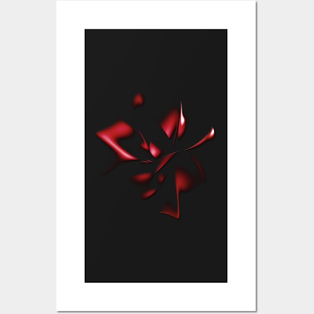 Dark Flower Wall Art by cinema4design